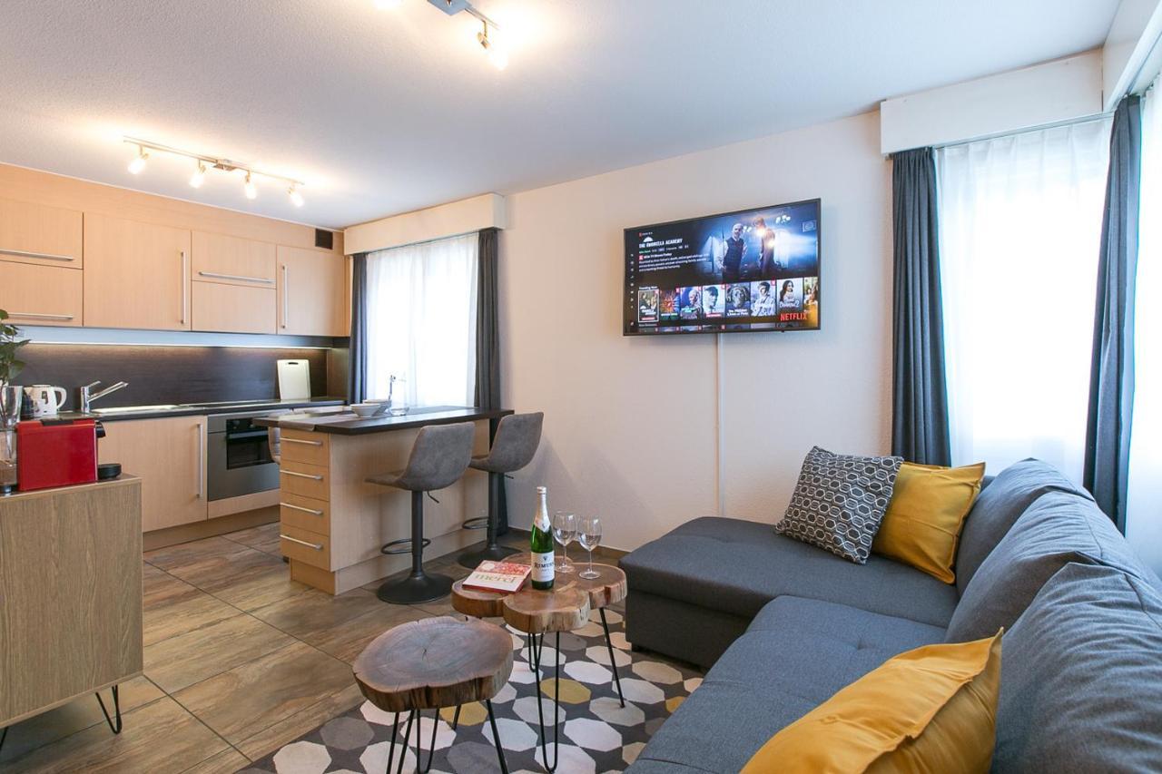 אנגלברג Spirit Apartments - Studio 2 - Kueche - Parkplatz מראה חיצוני תמונה
